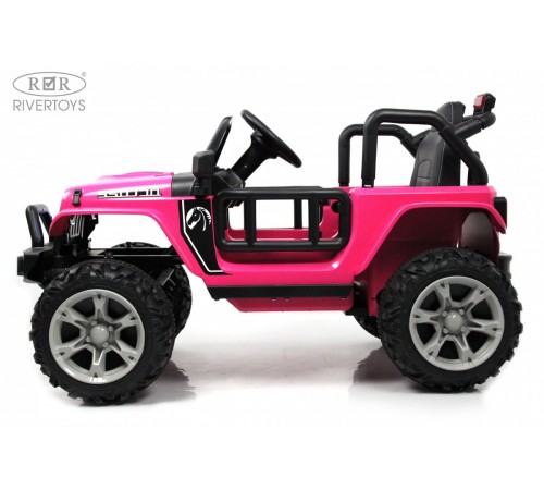 Детский электромобиль T222TT 4WD розовый