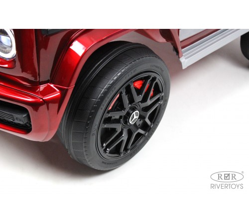 Детский электромобиль Mercedes-Benz G63 4WD (K999KK) вишневый глянец