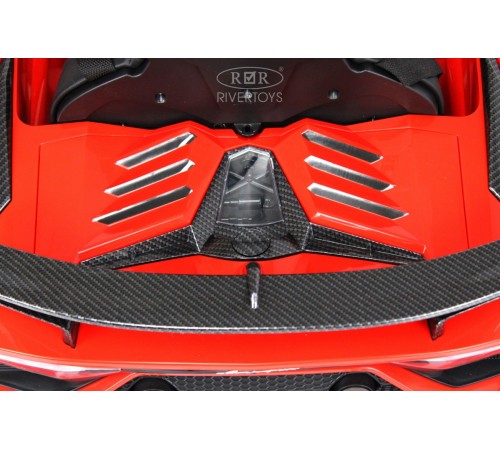 Детский электромобиль Lamborghini Aventador SVJ (A333MP) красный Детский электромобиль Lamborghini Aventador SVJ (A333MP) красный