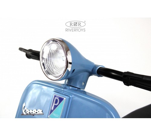 Детский электроскутер VESPA (M888MM) синий