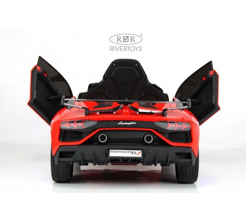 Детский электромобиль Lamborghini Aventador SVJ (A333MP) красный Детский электромобиль Lamborghini Aventador SVJ (A333MP) красный
