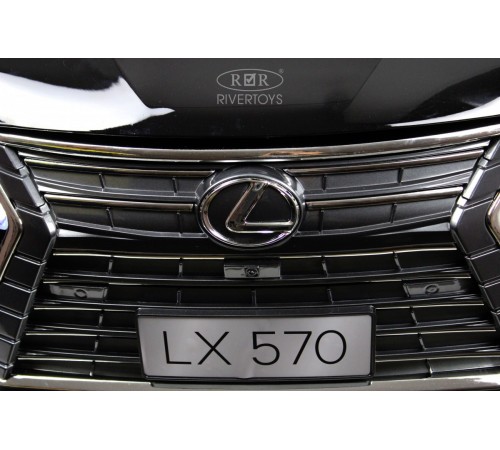 Детский электромобиль Lexus LX570 (Y555YY) черный глянец Детский электромобиль Lexus LX570 (Y555YY) черный глянец