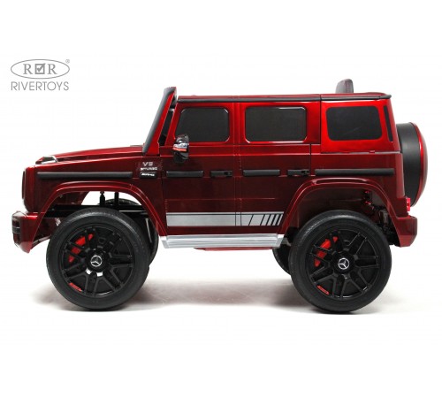 Детский электромобиль Mercedes-Benz G63 4WD (K999KK) вишневый глянец