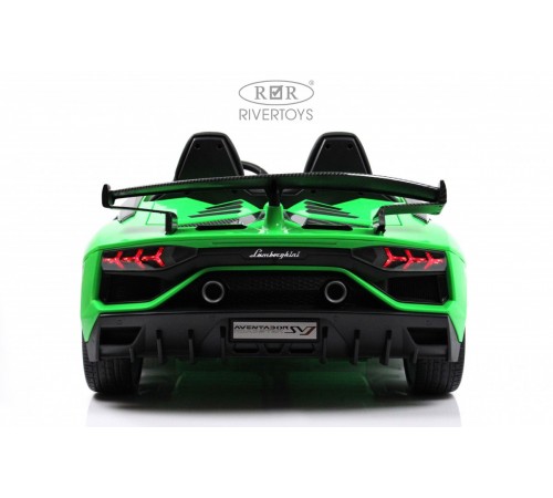 Детский электромобиль Lamborghini Aventador SVJ (A111MP) зеленый Детский электромобиль Lamborghini Aventador SVJ (A111MP) зеленый