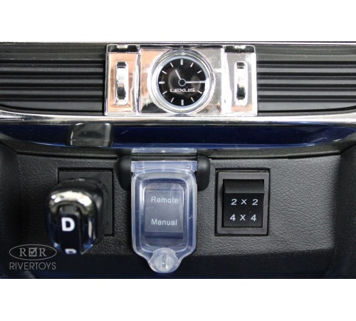 Детский электромобиль Lexus LX570 (Y555YY) черный глянец Детский электромобиль Lexus LX570 (Y555YY) черный глянец