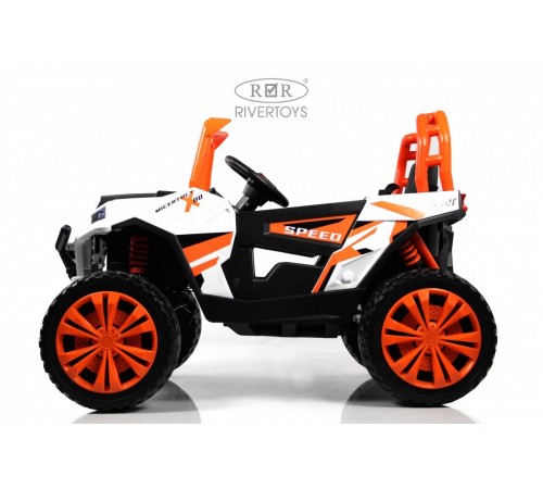 Детский электромобиль F888FF-A 4WD оранжевый