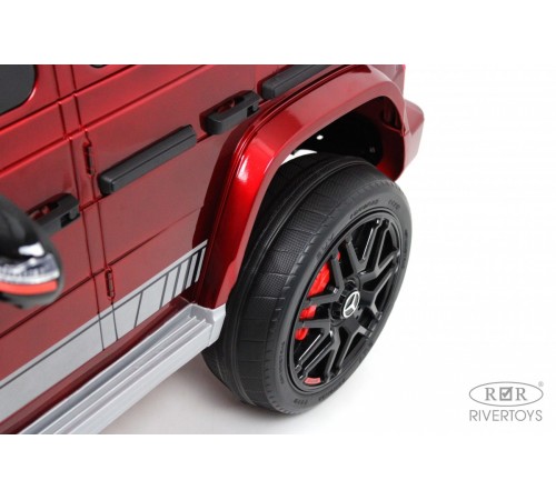 Детский электромобиль Mercedes-Benz G63 (K999KK) вишневый глянец