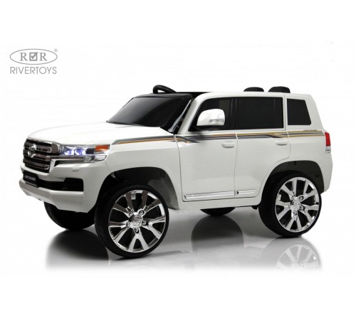 Детский электромобиль Toyota Land Cruiser 200 (JJ2022) белый