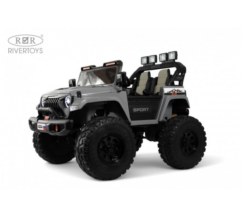 Детский электромобиль Jeep A222AA серый Детский электромобиль Jeep A222AA серый