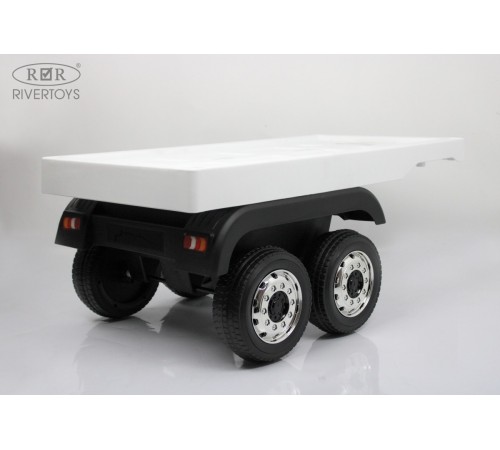Прицеп для Mercedes-Benz Actros 4WD (HL358) белый Прицеп для Mercedes-Benz Actros 4WD (HL358) белый