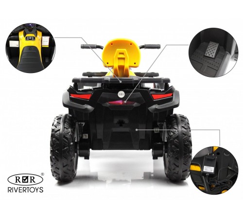 Детский электроквадроцикл T001TT 4WD желтый Детский электроквадроцикл T001TT 4WD желтый
