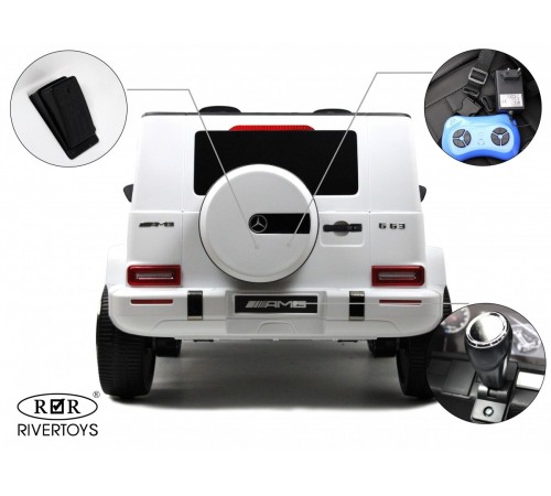 Детский электромобиль AMG G63 4WD (S307) белый