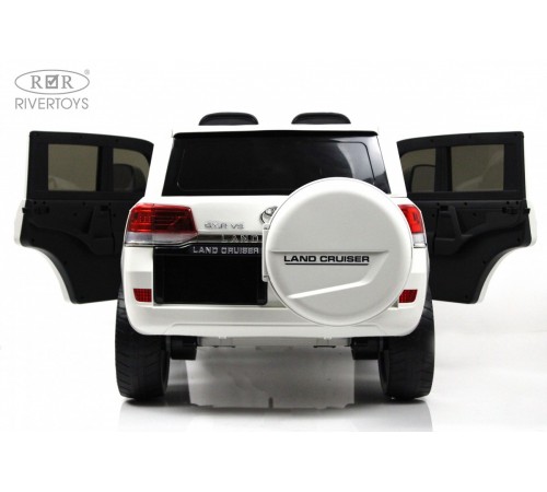 Детский электромобиль Toyota Land Cruiser 200 (JJ2022) белый