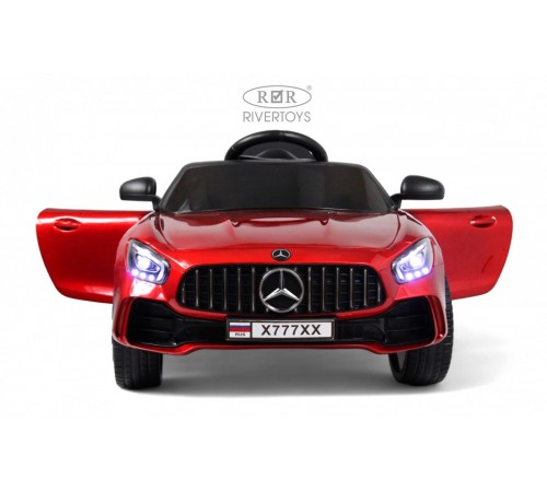 Детский электромобиль Mercedes-Benz AMG GT X777XX красный глянец