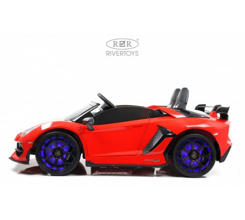 Детский электромобиль Lamborghini Aventador SVJ (A111MP) красный Детский электромобиль Lamborghini Aventador SVJ (A111MP) красный