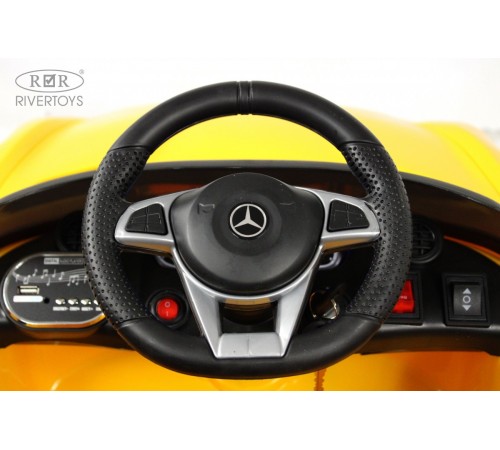 Детский электромобиль Mercedes-Benz AMG GT X777XX желтый Детский электромобиль Mercedes-Benz AMG GT X777XX желтый