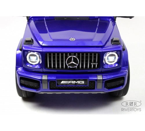 Детский электромобиль Mercedes-Benz G63 4WD (K999KK) синий глянец