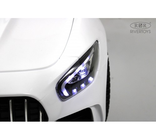 Детский электромобиль Mercedes-Benz AMG GT X777XX белый