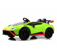 Детский электромобиль Lamborghini Huracán STO E888EE зеленый