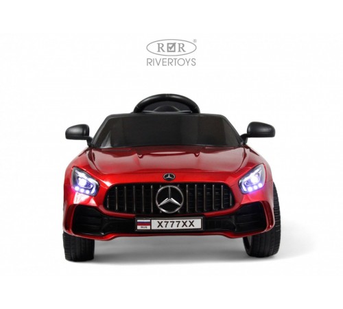 Детский электромобиль Mercedes-Benz AMG GT X777XX красный глянец