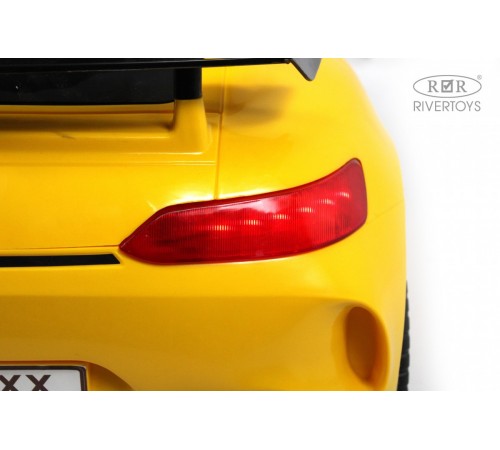 Детский электромобиль Mercedes-Benz AMG GT X777XX желтый Детский электромобиль Mercedes-Benz AMG GT X777XX желтый