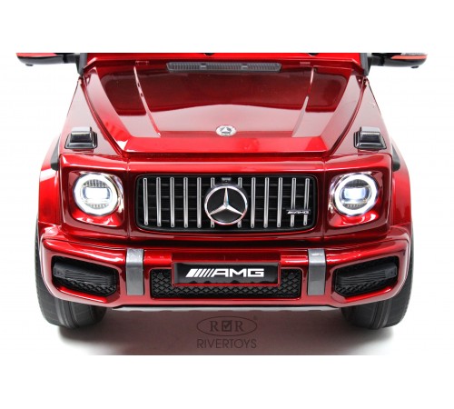 Детский электромобиль Mercedes-Benz G63 4WD (K999KK) вишневый глянец