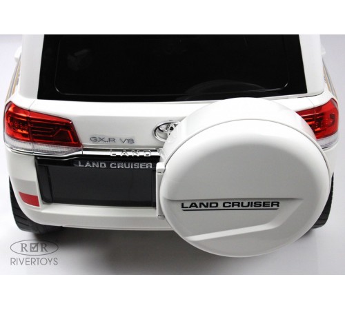 Детский электромобиль Toyota Land Cruiser 200 (JJ2022) белый