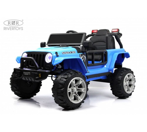 Детский электромобиль T222TT 4WD синий