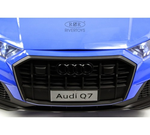 Детский электромобиль AUDI Q7 (HL678) синий глянец Детский электромобиль AUDI Q7 (HL678) синий глянец