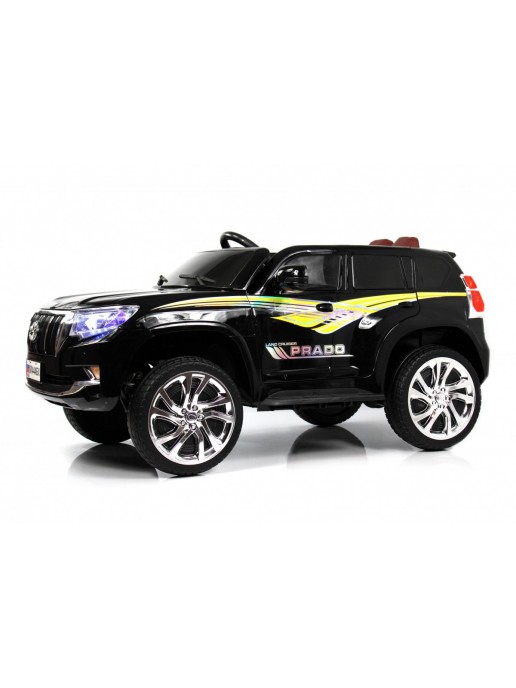 Детский электромобиль Toyota Land Cruiser М444БХ черный глянец