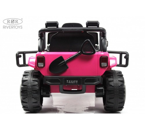 Детский электромобиль T222TT 4WD розовый