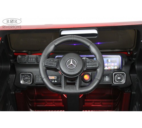 Детский электромобиль Mercedes-Benz G63 (K999KK) вишневый глянец