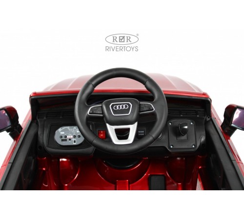Детский электромобиль AUDI Q7 (HL678) красный глянец Детский электромобиль AUDI Q7 (HL678) красный глянец
