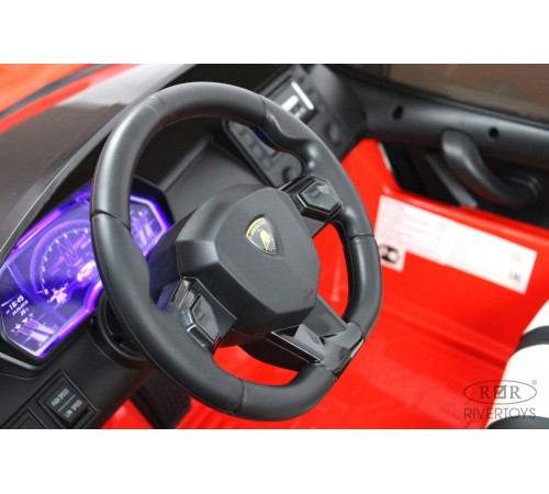 Детский электромобиль Lamborghini Aventador SVJ (A111MP) красный Детский электромобиль Lamborghini Aventador SVJ (A111MP) красный