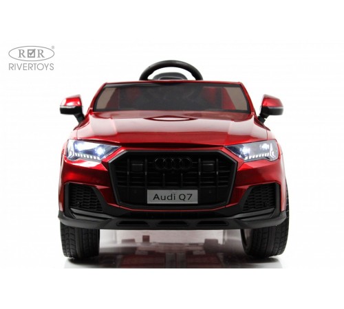Детский электромобиль AUDI Q7 (HL678) красный глянец Детский электромобиль AUDI Q7 (HL678) красный глянец