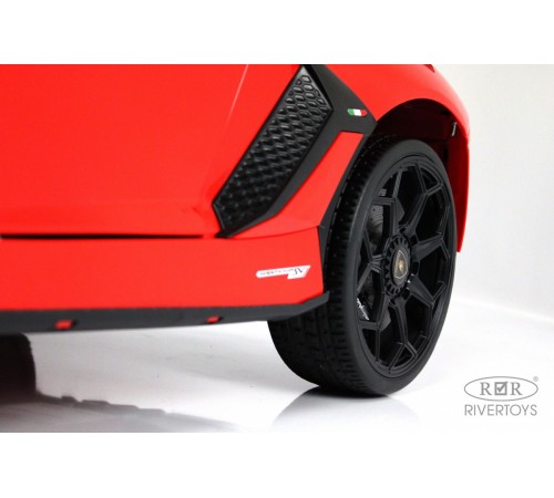 Детский электромобиль Lamborghini Aventador SVJ (A333MP) красный Детский электромобиль Lamborghini Aventador SVJ (A333MP) красный