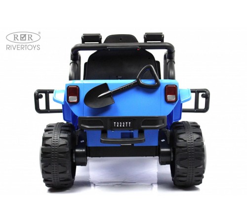 Детский электромобиль T222TT 4WD синий