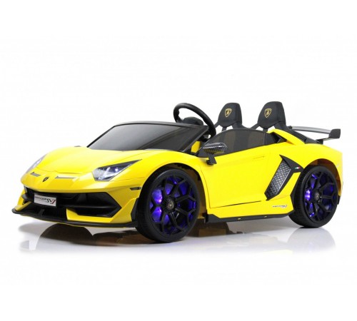 Детский электромобиль Lamborghini Aventador SVJ (A111MP) желтый Детский электромобиль Lamborghini Aventador SVJ (A111MP) желтый