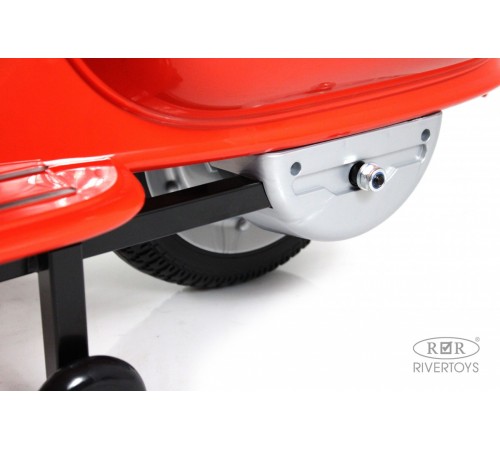 Детский электроскутер VESPA (M888MM) красный
