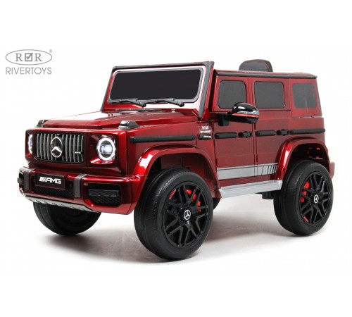 Детский электромобиль Mercedes-Benz G63 4WD (K999KK) вишневый глянец
