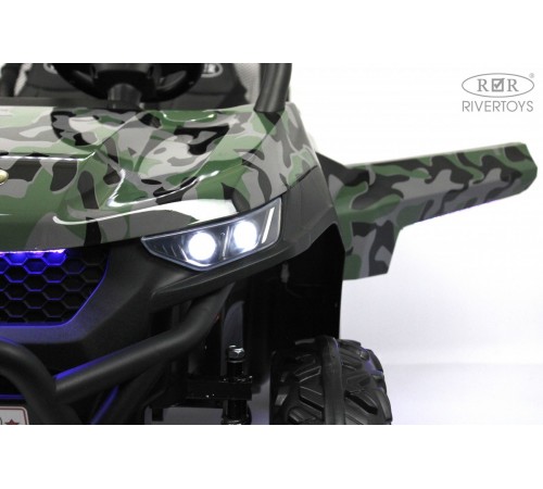Детский электромобиль T777TT 4WD зеленый камуфляж Детский электромобиль T777TT 4WD зеленый камуфляж
