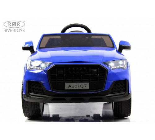Детский электромобиль AUDI Q7 (HL678) синий глянец Детский электромобиль AUDI Q7 (HL678) синий глянец