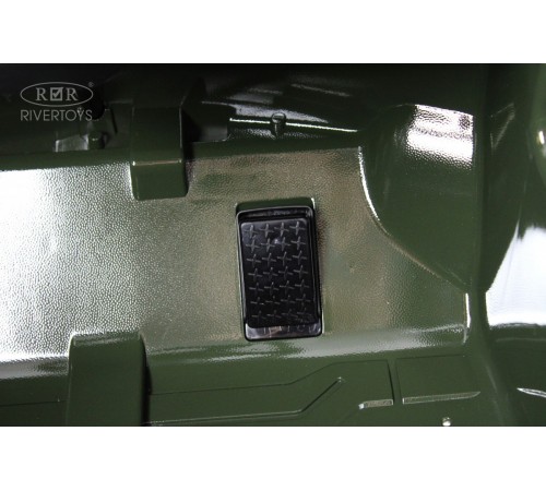 Детский электромобиль Toyota Land Cruiser 200 (JJ2022) зеленый глянец