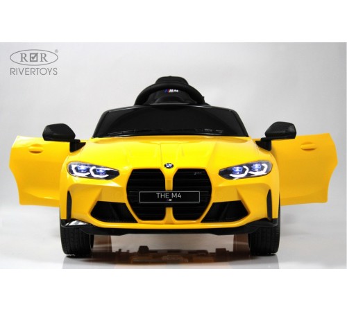 Детский электромобиль BMW M4 (A004AA) желтый Детский электромобиль BMW M4 (A004AA) желтый