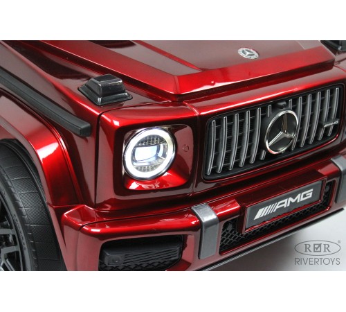 Детский электромобиль Mercedes-Benz G63 4WD (K999KK) вишневый глянец