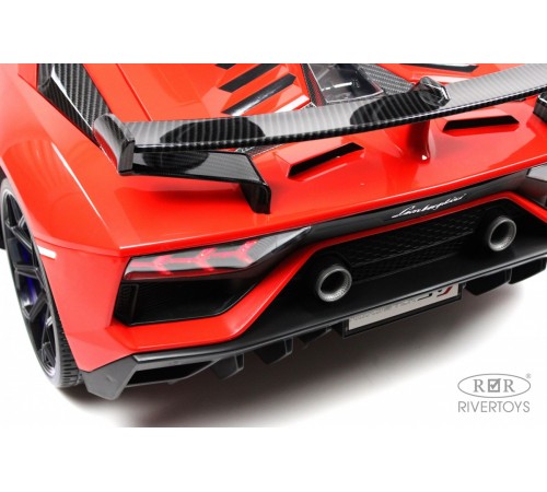 Детский электромобиль Lamborghini Aventador SVJ (A111MP) красный Детский электромобиль Lamborghini Aventador SVJ (A111MP) красный
