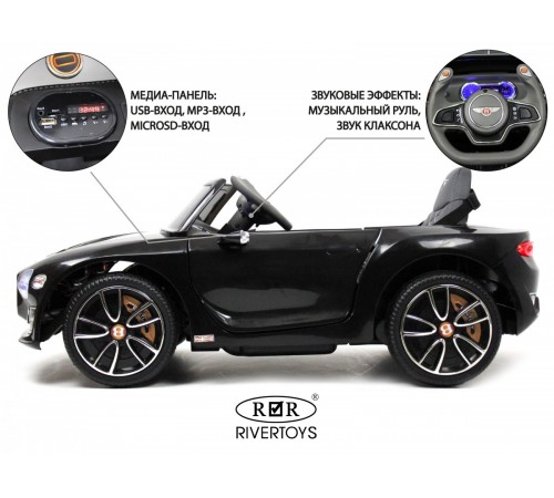 Детский электромобиль Bentley EXP12(JE1166) черный Детский электромобиль Bentley EXP12(JE1166) черный