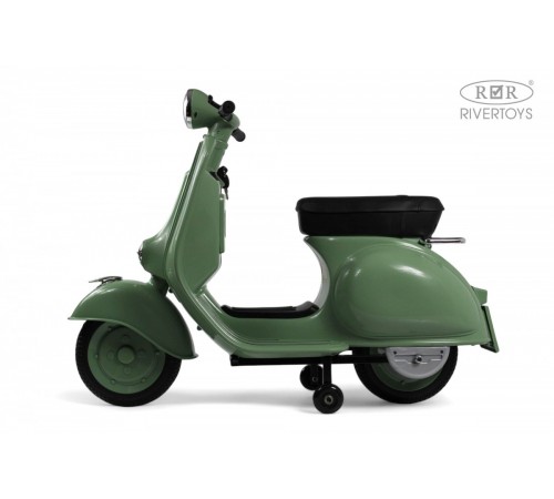 Детский электроскутер VESPA (M888MM) зеленый