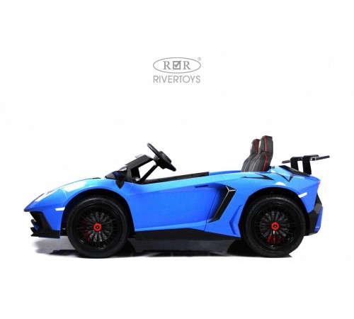 Детский электромобиль Lamborghini Aventador SV (M777MM) синий Детский электромобиль Lamborghini Aventador SV (M777MM) синий