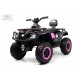 Детский электроквадроцикл T001TT 4WD розовый